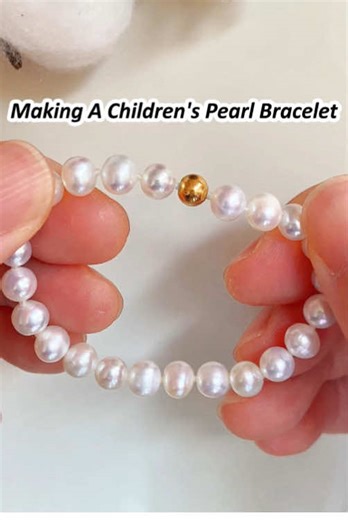 Elastic cord’s a love-hate thing. 🤨Stretches out, BUT it’s just so easy to slip on - no clasps, no scratchy bits - safe for kids✨. I used a double-strand cord for this pearl bracelet, so it keeps its bounce way longer. Perfect for active little hands👶. What about you - Team Elastic or Team Clasp? . . . . . . . . . . . . . . . . . . . . . . . . . . . . . . . . . . . . . . . . . . #pearlbracelet #kidsjewelry #stretchbracelets #pearlaccessories #pearls #braceletmaking #minimalistjewelry #bracelet