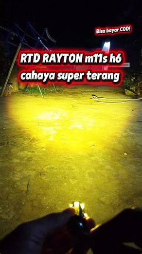 RTD RAYTON M11S LED lamp with H6 socket, super bright light #lampuled #rtd #shorts