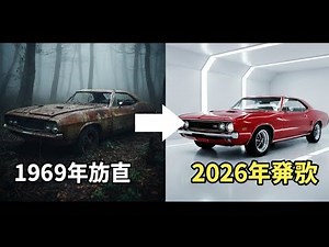 50年間森に放置された 1969年製 アメ車の究極のレストア | ASMR | ナレーションなし.