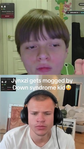 Jynxzi gets mogged by Down syndrome kid😳 #fyp #viral #jynxzi #jynxziclips #xzybca