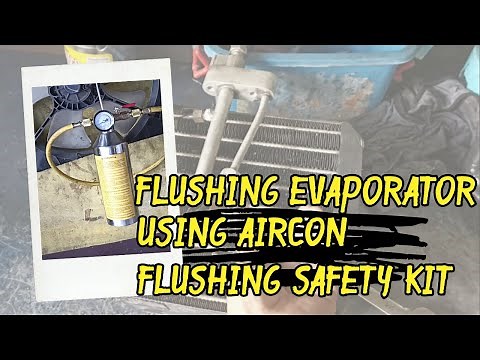 HOW TO FLUSHING EVAPORATOR | COOLASTIC CAR AIRCON