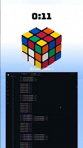3D Cube Created with HTML & CSS 🔥 (Double Tap to Start)