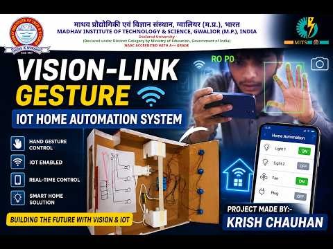 Vision-Link Gesture IoT Home Automation System || B.tech Electrical and Computer Engineering ||