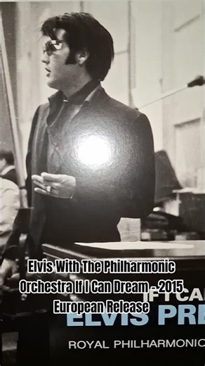 Elvis with the Royal Philharmonic Orchestra If I Can Dream 2015 European Release #elvis #vinyl #lp