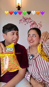 Color Challenge: Gift Unboxing with Snacks & Surprises