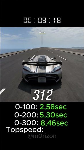 Koenigsegg Jesko 0-100-200-300-400 Topspeed Test #fh6 #forzahorizon6 #koenigsegg #jesko