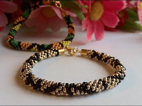 8 strands beaded kumihimo patterns / KumihimoPS
