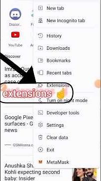 Install metamask Extension in Kiwi browser with two steps.majic steps #kiwibrowser #metamask