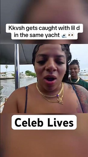 OF Model W/ Lil D On Yacht In Miami 👀 #igmodel