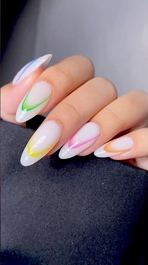 Nail your French tips with these easy-peasy tricks using French stickers! ✨