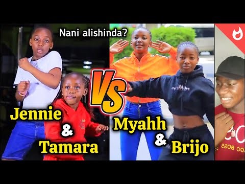 New Dance Challenge 🔥~ Jennie Favour & Baby Tamara Vs Brijo & Myahh xo | Tiktok Dance Challenge