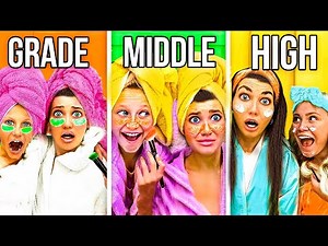 i COPiED MY SiSTERS REAL SCHOOL NiGHT ROUTiNES! *insane*