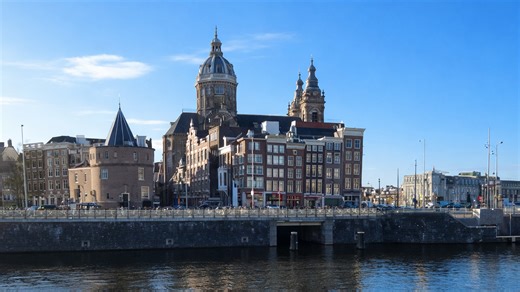 This historic building view feels like Amsterdam