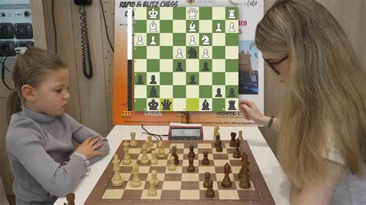 7-year-old girl stuns a chess master in seconds