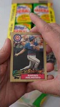 Day 1: 1987 Topps Baseball Wax Pack Opening