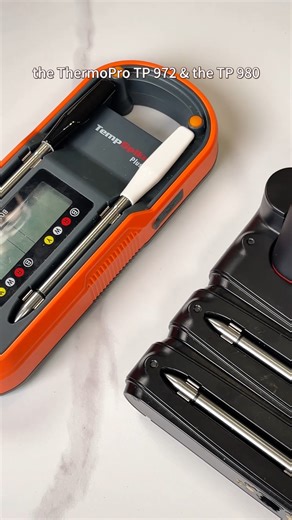 ThermoPro on Instagram: "A perfect gift for a BBQ lover？Let me help you to figure it out how to choose！TP972 VS TP980 #buythermopro #christmasgiftideas #bbqlovers🔥😋😋 #kitchengadgets #december"
