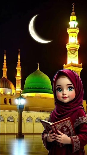 Cute islamic Video🥰 Allah okber♥️#status #makkah #youtubeshorts #subscribe karo sab plz 🙏#90s