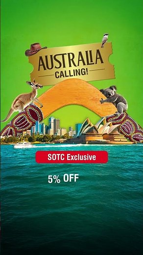 Experience the best of Australia with SOTC