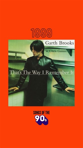 Songs of the 90s | “That’s The Way I Remember It” by @garthbrooks as Chris Gaines From the album “Garth Brooks in...the Life of Chris Gaines” (1999)... | Instagram