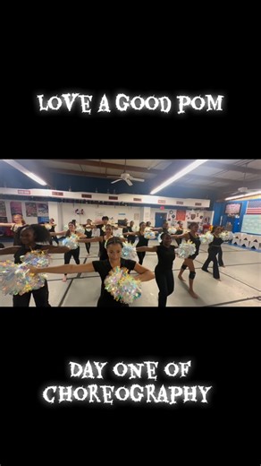 Pom choreography is super fun and I always love the visuals. Every year I get to go work with the Dancers at West Brooke and they always put in the work. This year they really stepped it up and I was able to challenge them with an even harder pom than any years past. Great job Dancers! #michelleleaganschoreo | Michelle Leagans Dance & Choreography