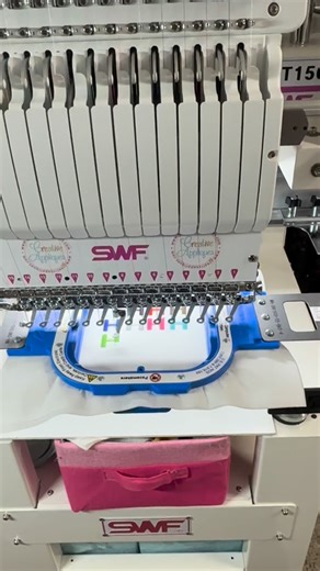 I spent the afternoon oiling my @stitchitintl SWF KX-T1501. I like to do a test stitch afterwards to make sure all the parts get the oil spread evenly. I will be LIVE this coming Wednesday, December 31, 11:00am ET USA on the @stitchitintl YouTube channel demonstrating this machine along with @hoopmastermightyhoop Here is the@link to watch live: https://www.youtube.com/live/oAuTl3O6xKc?si=gphDqiEY9kXSlZBn #machineembroidery #machineembroiderydesigns #embroidery #embroiderybusiness #embroiderycomm