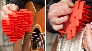 A Giant Guitar Pick Made Up of 100 Guitar Picks