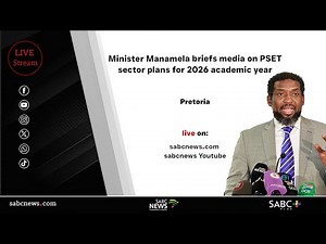 Minister Buti Manamela briefs media on plans of the PSET Sector for the 2026 academic year