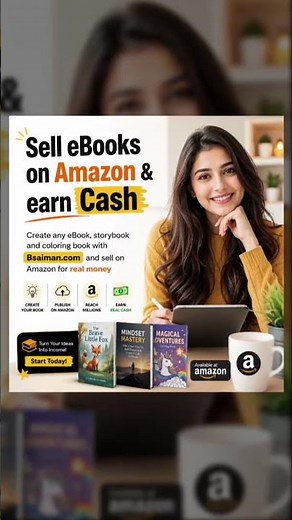 Create & Sell a Complete Book with AI in Minutes | Publish on Amazon KDP 📚🤖 #amazon #amazonkdp