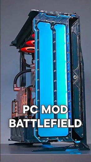 PC Mod Battlefield avec Watercooling Custom