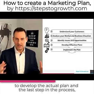How to create a marketing plan I A step-by-step guide, assessment tool and case study. #money