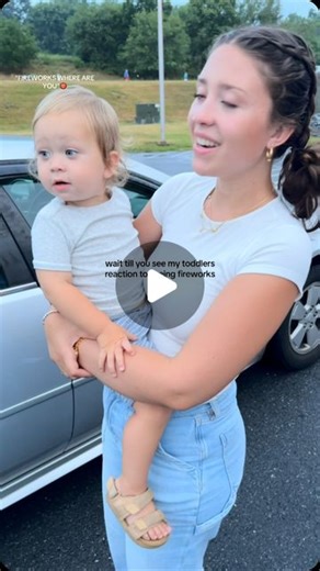Addie McCracken on Instagram: "The most heart warming reaction to fireworks EVER"