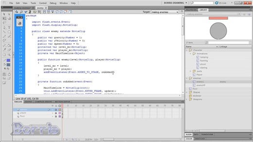 Flash CS4_CS5 Platform Game Tutorial_ Making Enemies