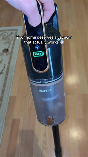 Trucozie T550 Cordless Vacuum- powerful, lightweight & perfect for every surface! #tiktokshopblackfriday #tiktokshopcybermonday #tiktokshopcreatorpicks #HomeAndElectronicsDeals #funbeyondshopping
