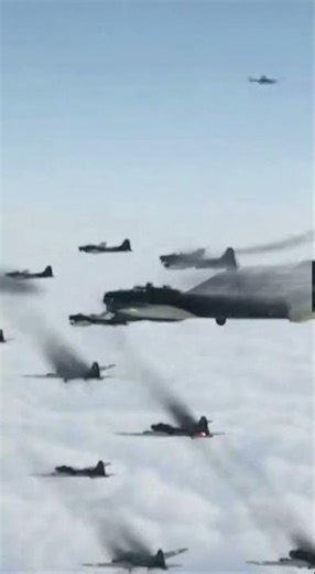 Messerschmitt Me 262 vs B 17 #ww2 #shortsfeed