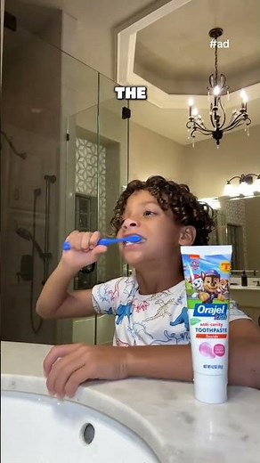 Make brushing teeth fun with Orajel™ Kid’s PAW Patrol™ fluoride toothpaste 🐾💙