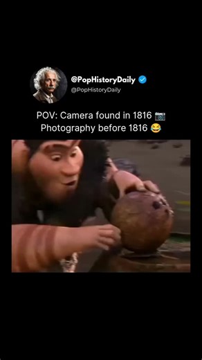 PopHistoryDaily | The first camera was created in 1816 by Joseph Nicéphore Niépce, marking the beginning of photography. This early device used a simple... | Instagram