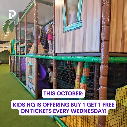 🌟 SPECIAL WEDNESDAY OFFER! Every Wednesday throughout this month of October, KIDS HQ: Kids Soft Play Area is offering Buy 1 Get 1 free on tickets! Best for ages 2-10, let the little adventurers unleash creativity with arts & craft, enjoy puppet shows and other exciting activities! 👧 Tickets at AED65. Book at Link in Bio or Platinumlist App! | Platinumlist.net