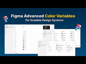Figma Advanced Color Variables for Design System
