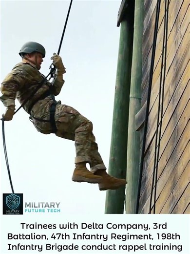 US Army conduct rappel training at Eagle Tower