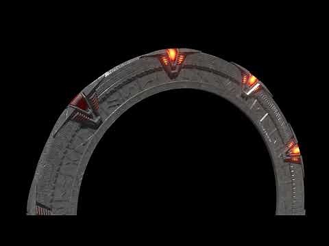 Séquence activation d'une Porte des Étoiles (Stargate)
