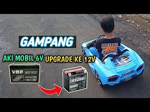 CARA MENGGANTI AKI MOBIL 6 VOL KE 12 VOL TANPA RIBET