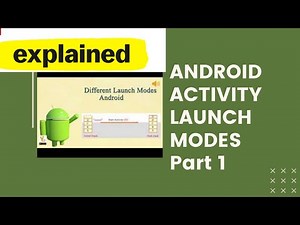 Android Framework - Android Activity Launch modes Part1