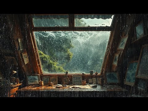 Rain on the Attic Window | Quiet Creative Rain Ambience