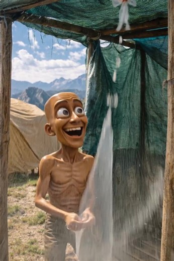 Tung tung tung sahur is jealous of tralalero’s shower #italianbrainrot #tungtungtungsahur #tralalerotralala #ballerinacappuccina #brrbrrpatapim