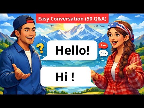 Greeting & Introduction – Easy Conversation (100 Q&A)💡