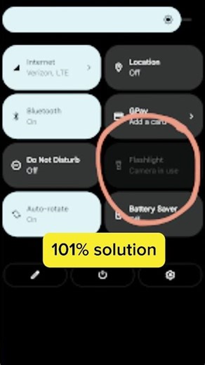 Flashlight Not Working Problem | Camera in Use Flashlight Error Fix | Torch Light Not Opening