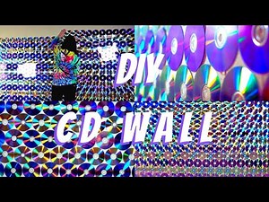 DIY CD Wall | How to Repurpose your Old CD's!
