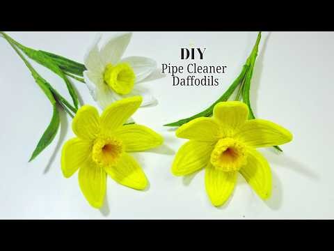 DIY Daffodil Flower | Handmade Pipe Cleaner Daffodils