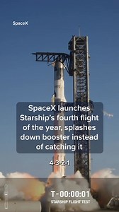 SpaceX launched the sixth test flight of its Starship rocket on Tuesday. The rocket took off from SpaceX's private "Starbase" facility near Brownsville, Texas. There are not any people on board the Starship flight. Starship reached space and will travel halfway around the Earth before reentering the atmosphere and splashing down in the Indian Ocean. SpaceX had aimed to return the rocket's "Super Heavy" booster after it separated from Starship and land it on the arms of the company's launch tower