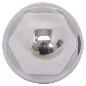 Phoenix USA Lug Nut Cover for 33mm Lug Nuts - Snap-On - Stainless Steel - Qty 1 Phoenix USA Wheel Co